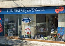 Devanture de Pompes Funèbres Funéraire Sud Charente