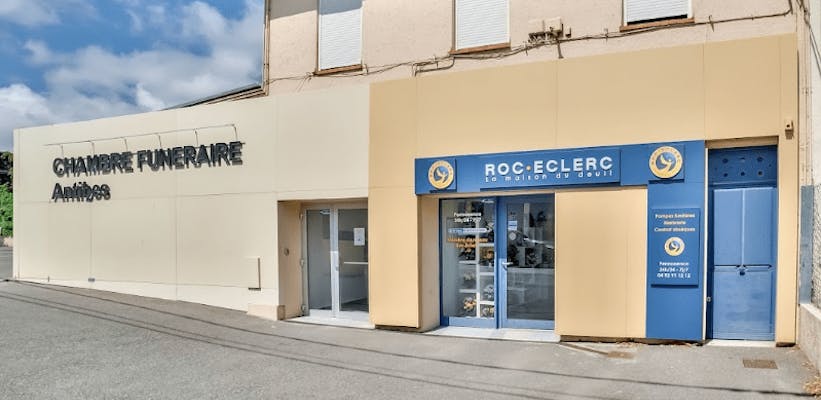 Photographie de la Pompes Funèbres Roc-Eclerc d'Antibes