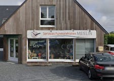 Devanture de Pompes Funèbres MESLIN
