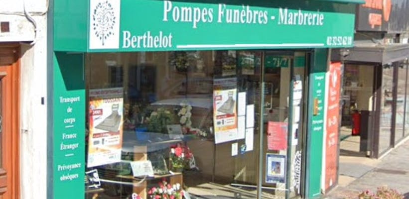 Photographie de la Pompes Funèbres et Marbrerie Berthelot de Gaillon