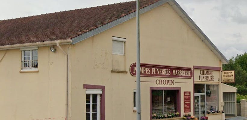 Photographie de la Pompes Funèbres Chopin de Verneuil-sur-Avre