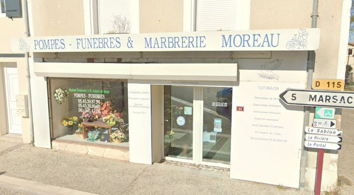 Photographie Pompes Funèbres Marbrerie MOREAU de Vars