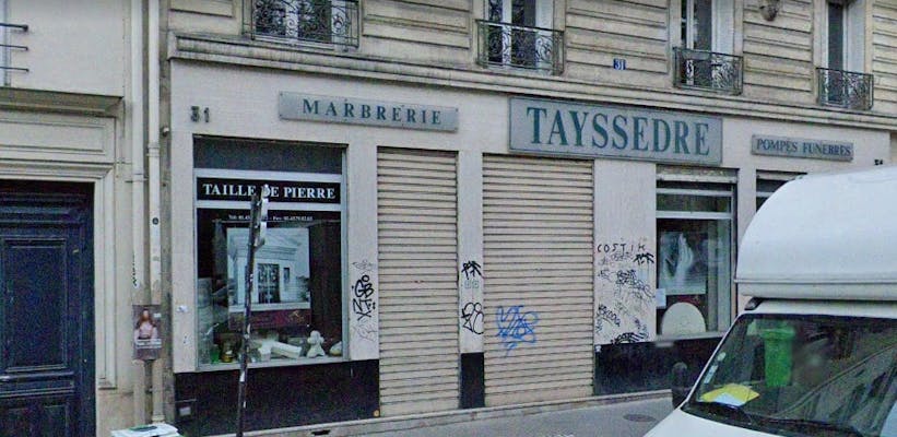 Photographie de Pompes Funèbres et Marbrerie Rebillon-Tayssèdre de Paris