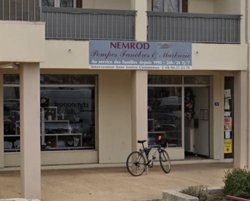 Photographie de la Pompes Funèbres Nemrod de Sénas