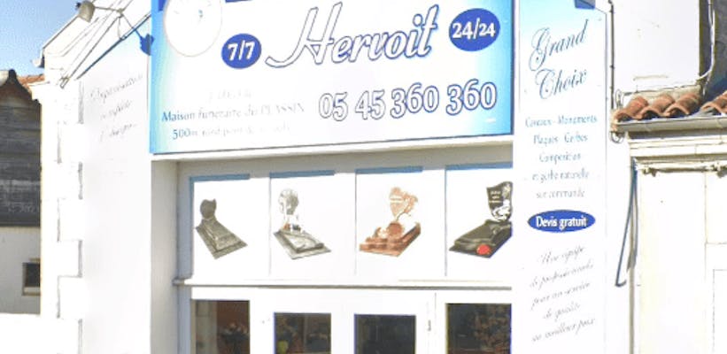 Photographie Pompes Funèbres Hervoit Cognac