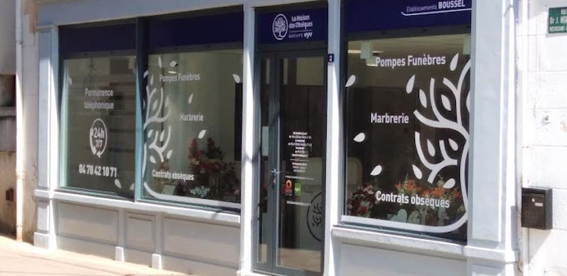Photographie de La Maison des Obsèques - Ets Boussel du Donjon