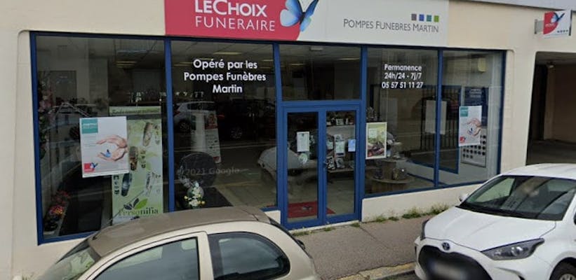 Photographie Pompes Funèbres Martin de Libourne