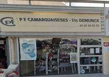 Devanture de Pompes Funèbres et Marbrerie Camarguaise - Dignité Funéraire