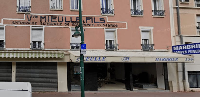 Photographie de la Pompes Funèbres Mieulle Marbrier de Montrouge