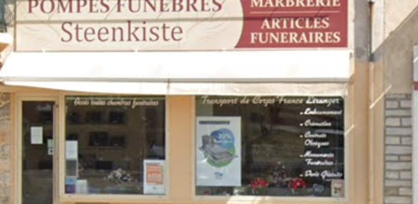 Photographie de la Pompes Funèbres et Marbrerie Steenkiste de Château-Arnoux-Saint-Auban