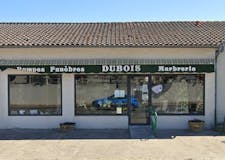 Devanture de Pompes Funèbres Dubois Grandroques