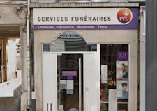 Devanture de Pompes Funèbres Générales