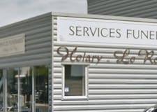Devanture de Pompes Funèbres Hélary Le Roy