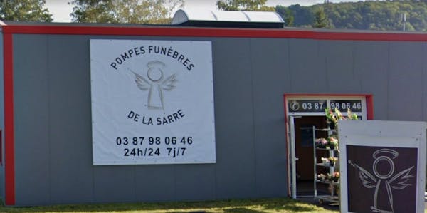 Photographie de la Pompes Funèbres de la Sarre de Grosbliederstroff