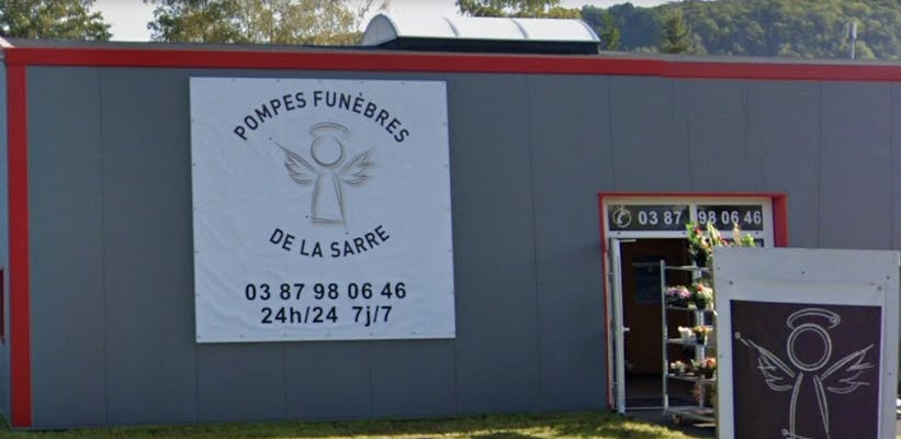 Photographie de la Pompes Funèbres de la Sarre de Grosbliederstroff