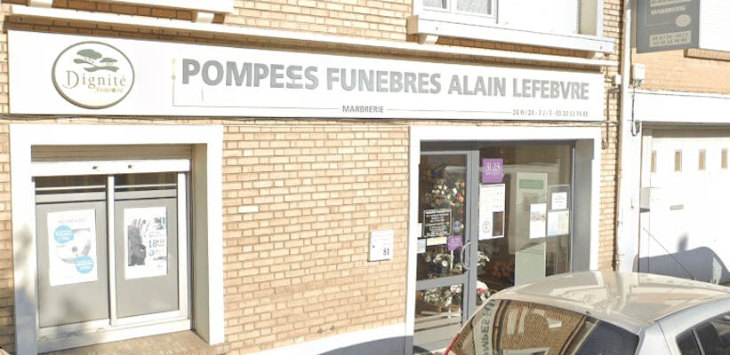Photographie Pompes Funèbres Marbrerie Alain Lefebvre de Faches-Thumesnil
