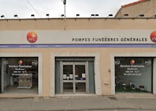 Devanture de Pompes Funèbres Générales
