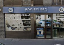 Devanture de Pompes Funèbres Roc'Eclerc