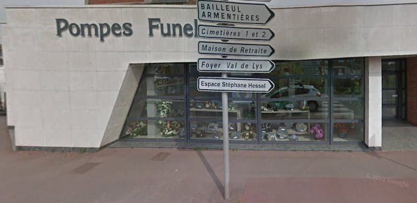 Photographie de Pompes Funèbres Poivre de Merville