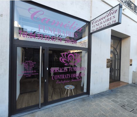 Photographie de la Camélia Funéraires de Nice
