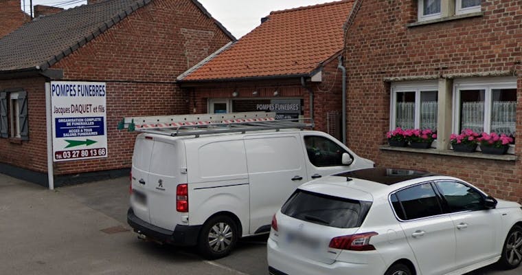 Photographie Pompes Funèbres Jacques Daquet de Roost-Warendin