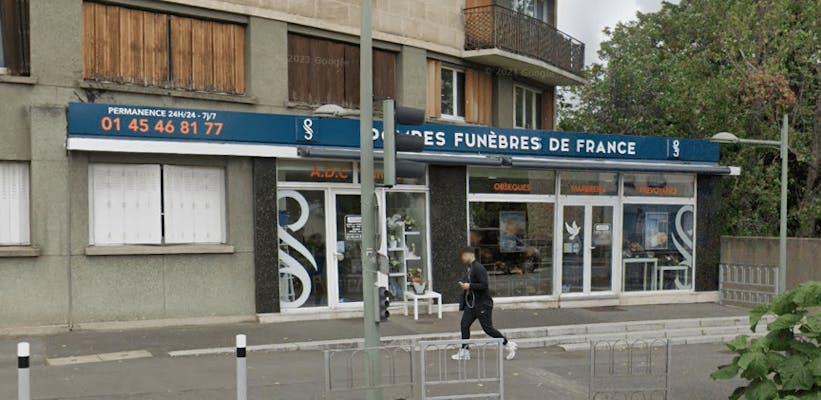 Photographie de Pompes funèbres de France sur Arcueil