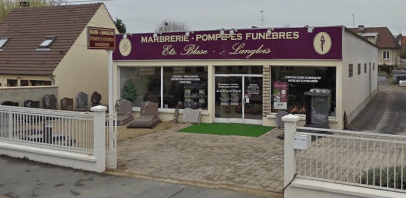 Photographie Maison BLASE-LANGLOIS Pompes-Funèbres - Marbrerie de Compiègne