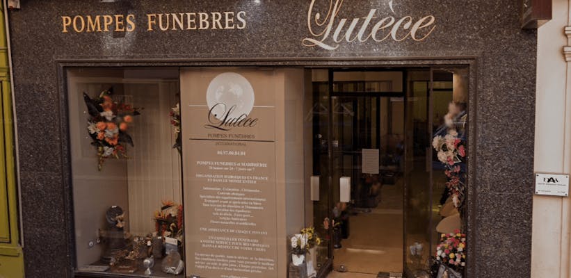 Photographie de la Pompes Funèbres Lutèce