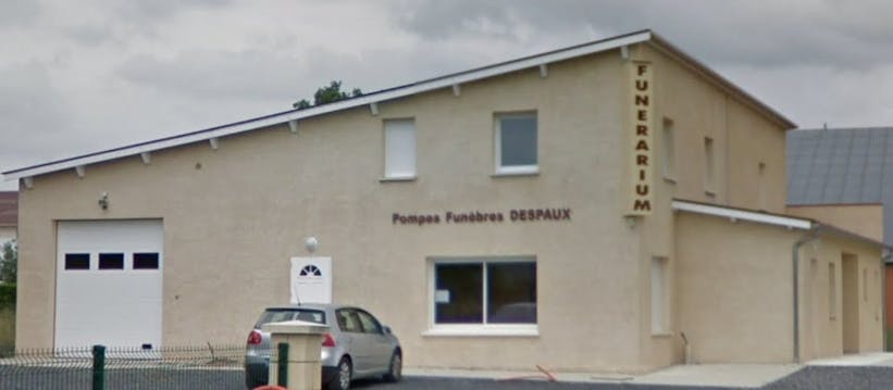 Photographie de la Pompes Funèbres Triaises Déspaux de la ville de Lalanne-Trie