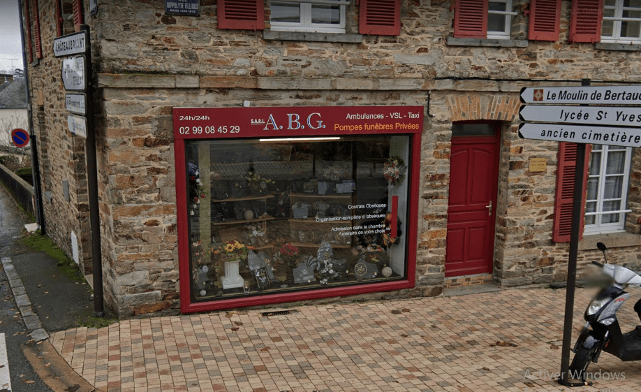 Photographie de Pompes Funèbres Ambulance Boscherel Geffray de Bain-de-Bretagne