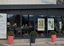 Devanture de Pompes Funèbres et Marbrerie Fernandez Satre