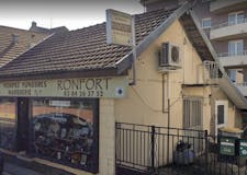 Devanture de Pompes Funèbres et Marbrerie Ronfort