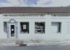 Devanture de Pompes Funèbres Marbrerie Decarris