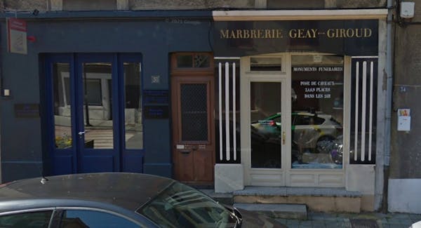 Photographie de la Marbrerie Geay Giroud de la ville de Sainte-Foy-l'Argentière