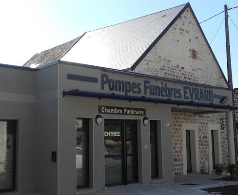 Photographie de la Pompes Funèbres Evrard de Montaigu
