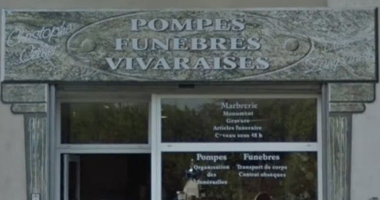 Photographie Pompes Funèbres Vivaraises de Joyeuse