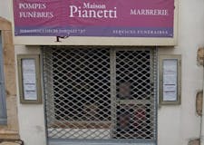 Devanture de Pompes Funèbres Claude Pianetti
