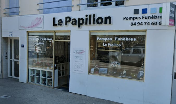 Photographie de la Pompes Funèbres Le Papillon de Sanary-sur-Mer