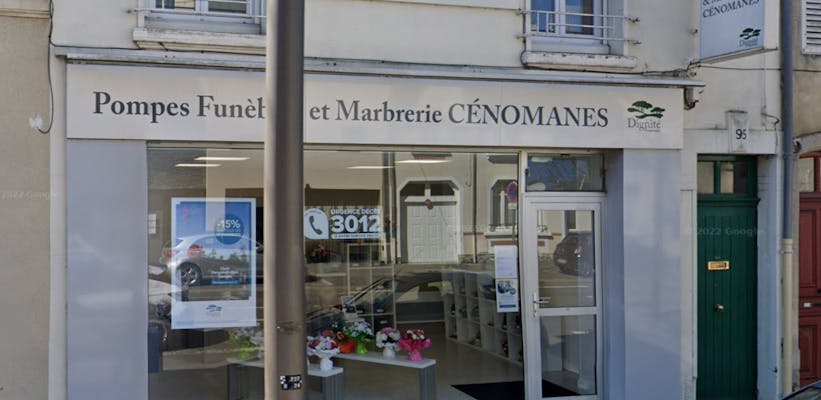 Photographie de la Pompes Funèbres et Marbrerie Cénomanes du Mans