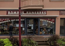 Devanture de Pompes Funèbres Reichert