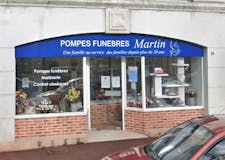 Devanture de Pompes Funèbres Martin - Tradition Funéraire
