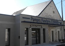 Devanture de Pompes Funèbres Evrard