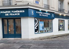 Devanture de Pompes funèbres de France