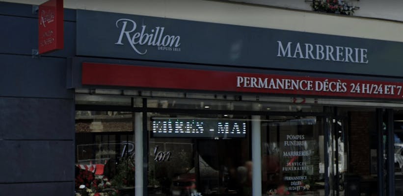 Photographie de Pompes Funèbres et Marbrerie Rebillon-Patrimoine de Paris