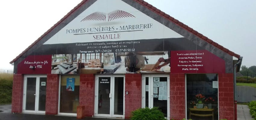 photo de l'agence Pompes Funèbres Marbrerie Semaille