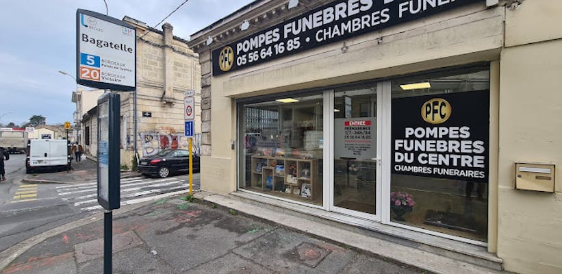 Photographie de la Pompes Funèbres du Centre de Bègles