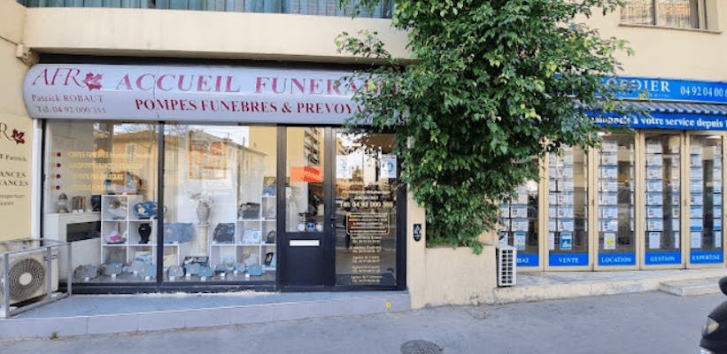 Photographie de l' Accueil Funéraire Robaut de Nice