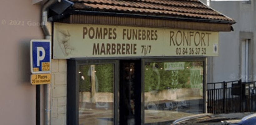 Photographie de la Pompes Funèbres et Marbrerie Ronfort de Belfort