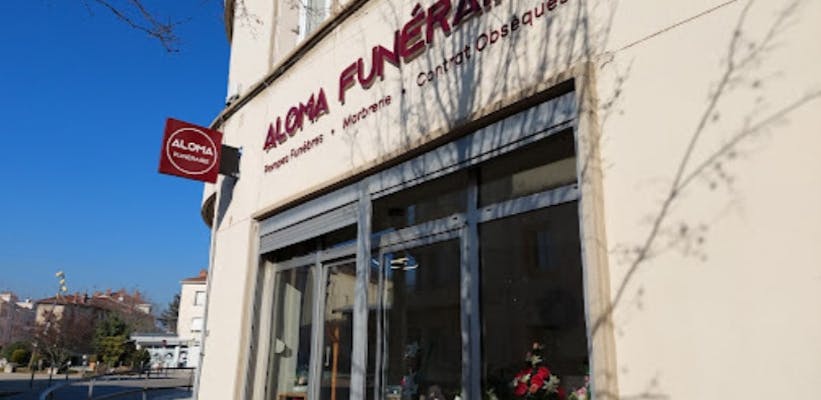 Photographie Aloma funéraire de Saint-Vallier