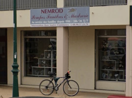 Photographie de la Pompes Funèbres Nemrod de Sénas